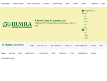 Tablet Screenshot of irmra.org